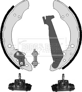 Borg & Beck BBS1015K - Brake Shoe Set autospares.lv