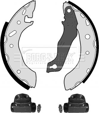 Borg & Beck BBS1018K - Brake Shoe Set autospares.lv