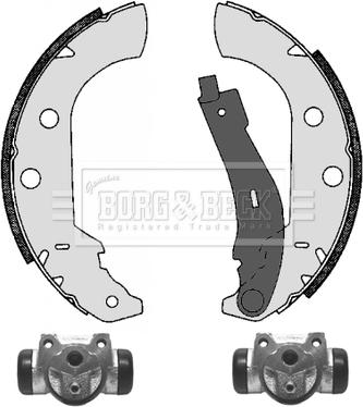 Borg & Beck BBS1082K - Brake Shoe Set autospares.lv