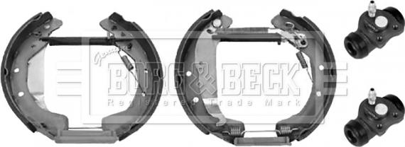 Borg & Beck BBS1150K - Brake Shoe Set autospares.lv