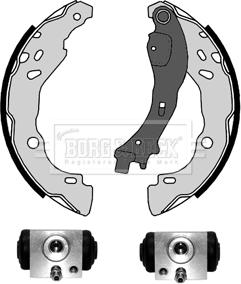 Borg & Beck BBS1113K - Brake Shoe Set autospares.lv