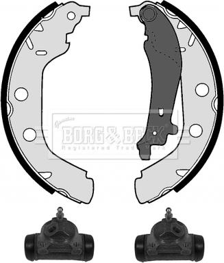 Borg & Beck BBS1117K - Brake Shoe Set autospares.lv