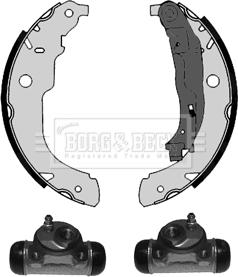 Borg & Beck BBS1123K - Brake Shoe Set autospares.lv