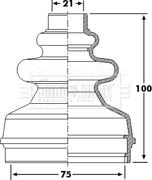 Borg & Beck BCB6241 - Bellow, drive shaft autospares.lv