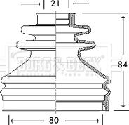 Borg & Beck BCB2699 - Bellow, drive shaft autospares.lv