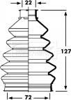 Borg & Beck BCB2351 - Bellow, drive shaft autospares.lv