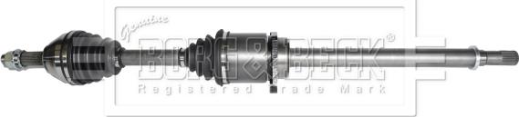 Borg & Beck BDS1329 - Drive Shaft autospares.lv