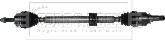 Borg & Beck BDS1265 - Drive Shaft autospares.lv