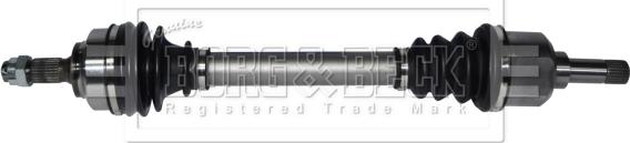 Borg & Beck BDS1206 - Drive Shaft autospares.lv