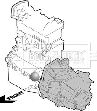 Borg & Beck BEM3365 - Holder, engine mounting autospares.lv