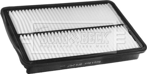 Borg & Beck BFA2417 - Air Filter, engine autospares.lv