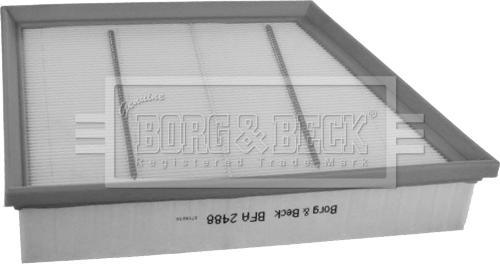 Borg & Beck BFA2488 - Air Filter, engine autospares.lv