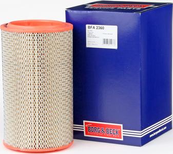 Borg & Beck BFA2360 - Air Filter, engine autospares.lv