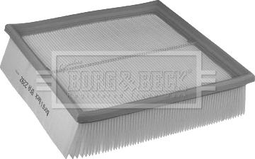 Borg & Beck BFA2292 - Air Filter, engine autospares.lv