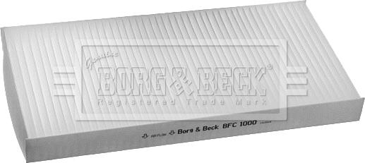 Borg & Beck BFC1000 - Filter, interior air autospares.lv