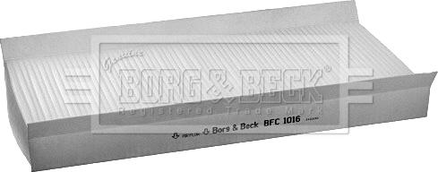 Borg & Beck BFC1016 - Filter, interior air autospares.lv