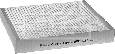 Borg & Beck BFC1029 - Filter, interior air autospares.lv
