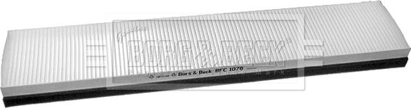 Borg & Beck BFC1076 - Filter, interior air autospares.lv