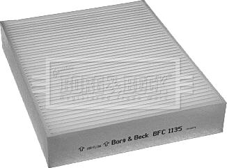 Borg & Beck BFC1135 - Filter, interior air autospares.lv