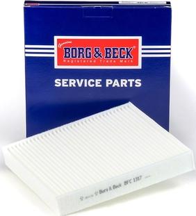 Borg & Beck BFC1317 - Filter, interior air autospares.lv