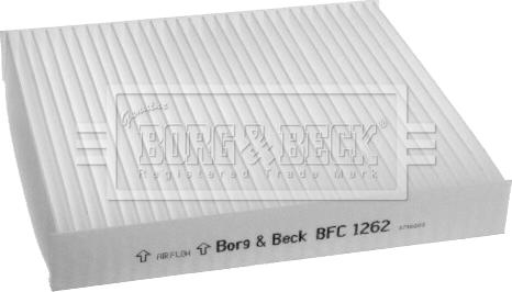 Borg & Beck BFC1262 - Filter, interior air autospares.lv