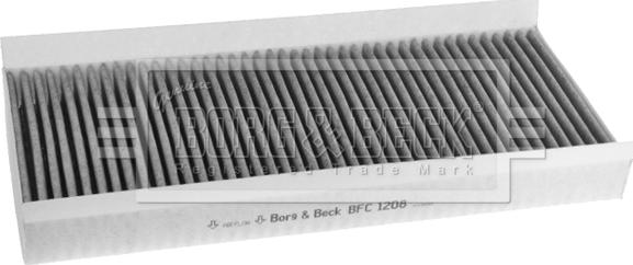 Borg & Beck BFC1208 - Filter, interior air autospares.lv