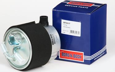 Borg & Beck BFF8117 - Fuel filter autospares.lv