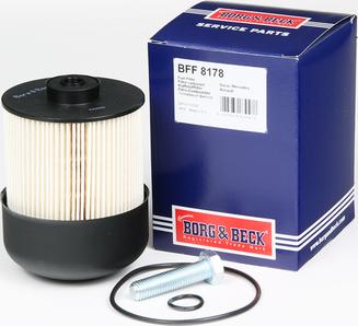 Borg & Beck BFF8178 - Fuel filter autospares.lv