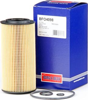 Borg & Beck BFO4098 - Oil Filter autospares.lv