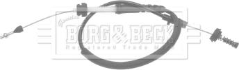 Borg & Beck BKA1109 - Accelerator Cable autospares.lv