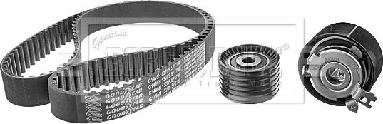 Borg & Beck BTK1005 - Timing Belt Set autospares.lv