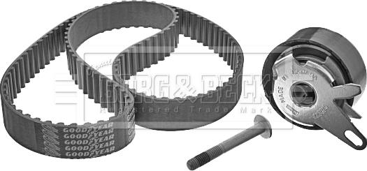 Borg & Beck BTK1016 - Timing Belt Set autospares.lv