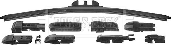 Borg & Beck BW15F.10 - Wiper Blade autospares.lv