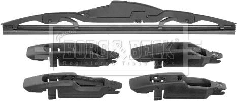 Borg & Beck BW10R.10 - Wiper Blade autospares.lv