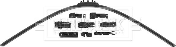 Borg & Beck BW30F.10 - Wiper Blade autospares.lv