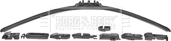 Borg & Beck BW24F - Wiper Blade autospares.lv