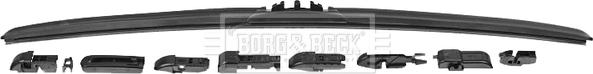 Borg & Beck BW28H.10 - Wiper Blade autospares.lv