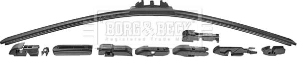 Borg & Beck BW23F - Wiper Blade autospares.lv