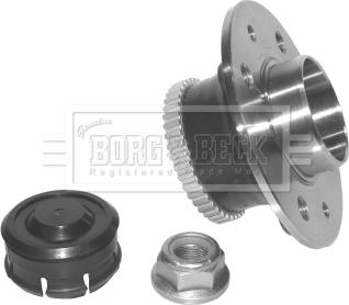 Borg & Beck BWK987 - Wheel hub, bearing Kit autospares.lv