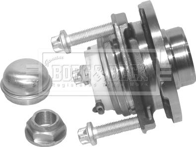 Borg & Beck BWK972 - Wheel hub, bearing Kit autospares.lv