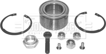 Borg & Beck BWK419 - Wheel hub, bearing Kit autospares.lv