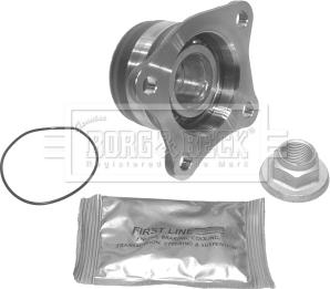 Borg & Beck BWK680 - Wheel hub, bearing Kit autospares.lv