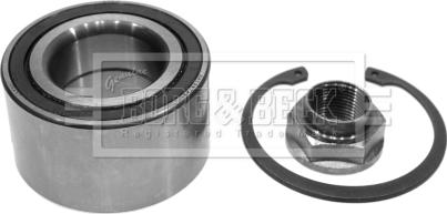 Borg & Beck BWK076 - Wheel hub, bearing Kit autospares.lv