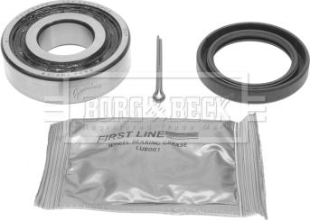 Borg & Beck BWK162 - Wheel hub, bearing Kit autospares.lv