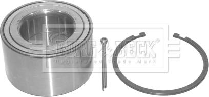 Borg & Beck BWK1047 - Wheel hub, bearing Kit autospares.lv