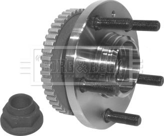 Borg & Beck BWK386 - Wheel hub, bearing Kit autospares.lv