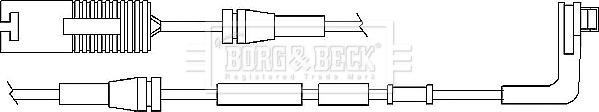 Borg & Beck BWL3011 - Warning Contact, brake pad wear autospares.lv