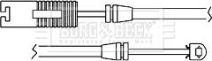 Borg & Beck BWL3085 - Warning Contact, brake pad wear autospares.lv