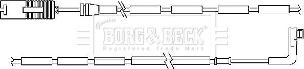 Borg & Beck BWL3037 - Warning Contact, brake pad wear autospares.lv