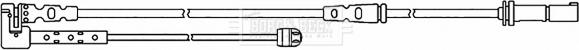 Borg & Beck BWL3142 - Warning Contact, brake pad wear autospares.lv